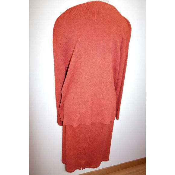 Double D Ranch Knit 2-Piece Set – Rust Linen Blend – Size M - Picture 4 of 6